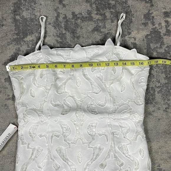 NWT Bardot Lina White Lace Midi Sheath Bridal Cocktail Party Dress Sz 6 - Picture 8 of 11
